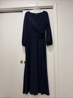ralph lauren jersey taffeta dress $145 Ralph Lauren Women's Black Taffeta-Jersey Bell Cuffs Dress Size 0